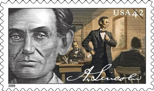 abrham lincoln stamp