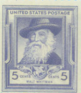 walt wihtman stamp